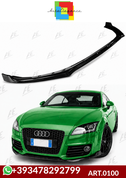 💕ART.0100 Splitter Audi TT solo per standard + sline nero lucido 💕