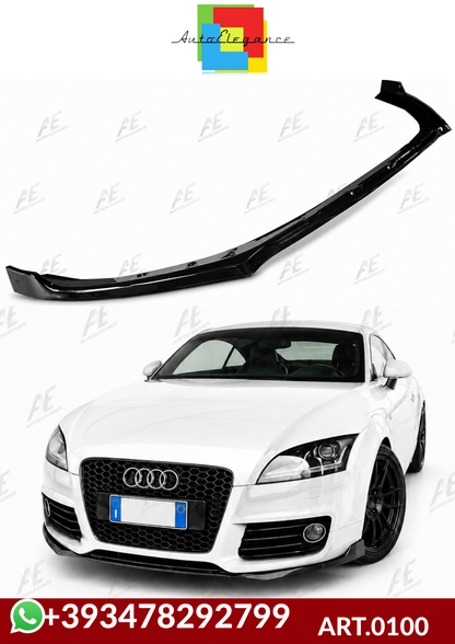 💕ART.0100 Splitter Audi TT solo per standard + sline nero lucido 💕