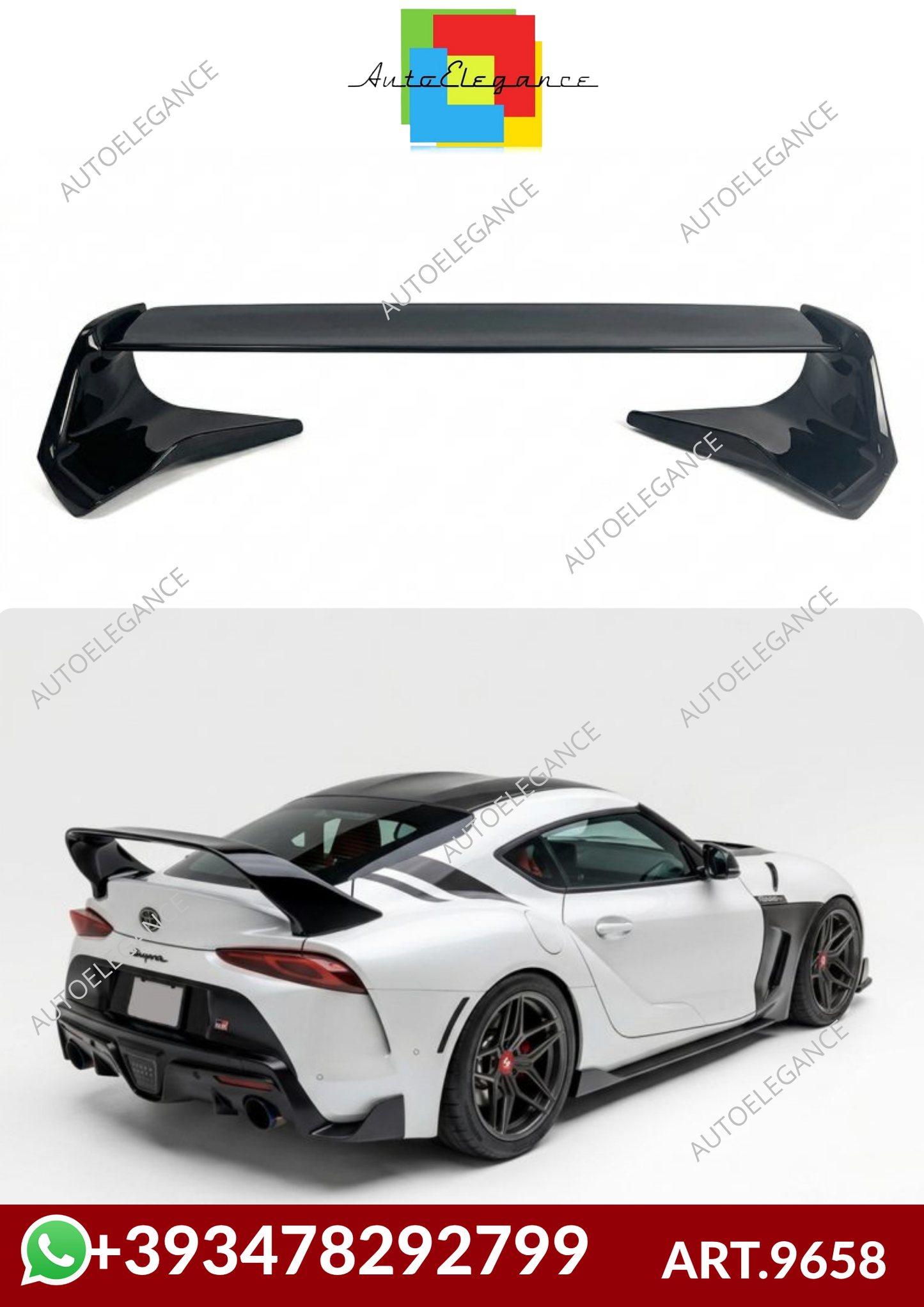 💕ART.9658 SPOILER Toyota Supra (A90) (2019-2026)💕