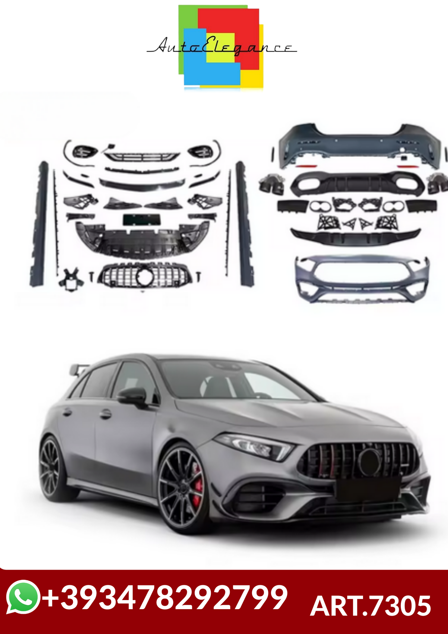 💕ART.7305 BODYKIT Mercedes-Benz Classe A W177💕