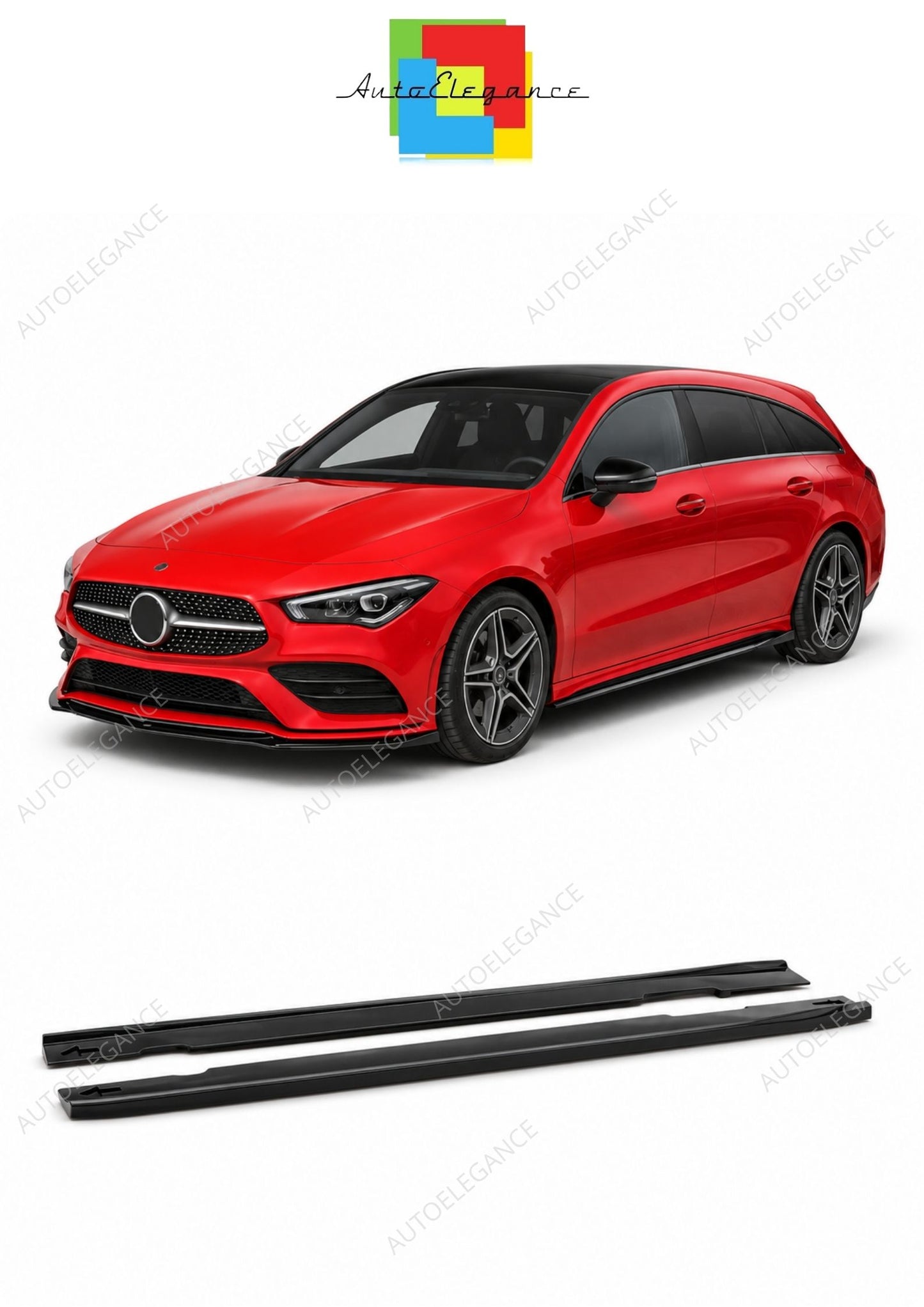 💕 Estensioni Minigonne Adatto per Mercedes CLA C118 X118 19-23 AMG Look 💕