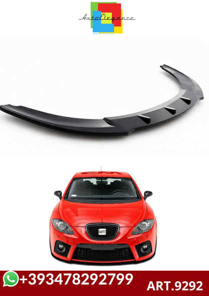 💕ART.9292 Splitter Seat Leon Mk2 2005+ FR nero lucido 💕