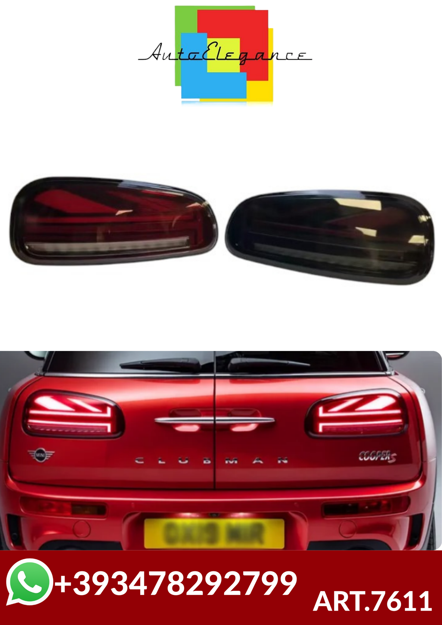 ART.7611  FARI POSTERIORI MINI F54 Clubman JCW 2010-2022