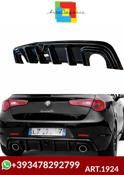 💕ART.1924  DIFFUSORE ALFA ROEMO GIULIETTA 2010-2020 NERO LUCIDO 💕