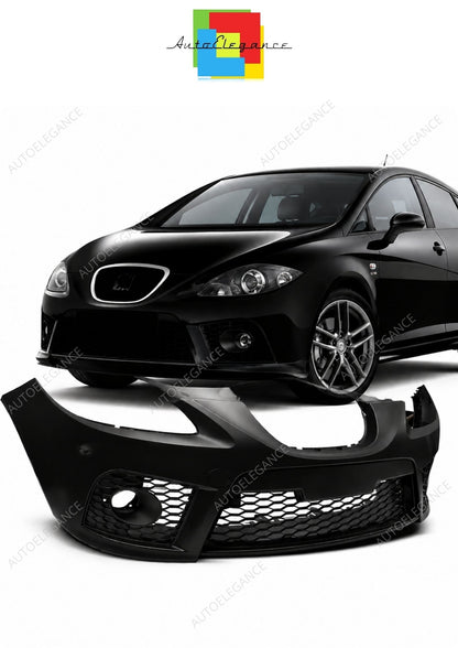 💕 Paraurti Anteriore Adatto per Seat Leon 05-09 Sport Look Griglia 💕