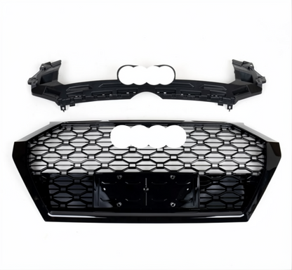 💕 Paraurti Anteriore Adatto per Audi Q5 SQ5 20-25 Sportivo Rennsport Nero 💕