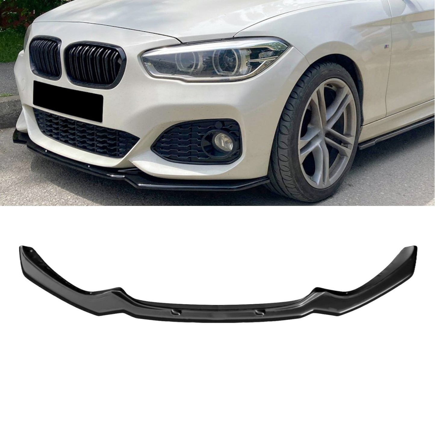 💕SPLITTER  BMW SERIE 1 F20 F21 LCI FACELIFT  NERO  LUCIDO 15-19💕