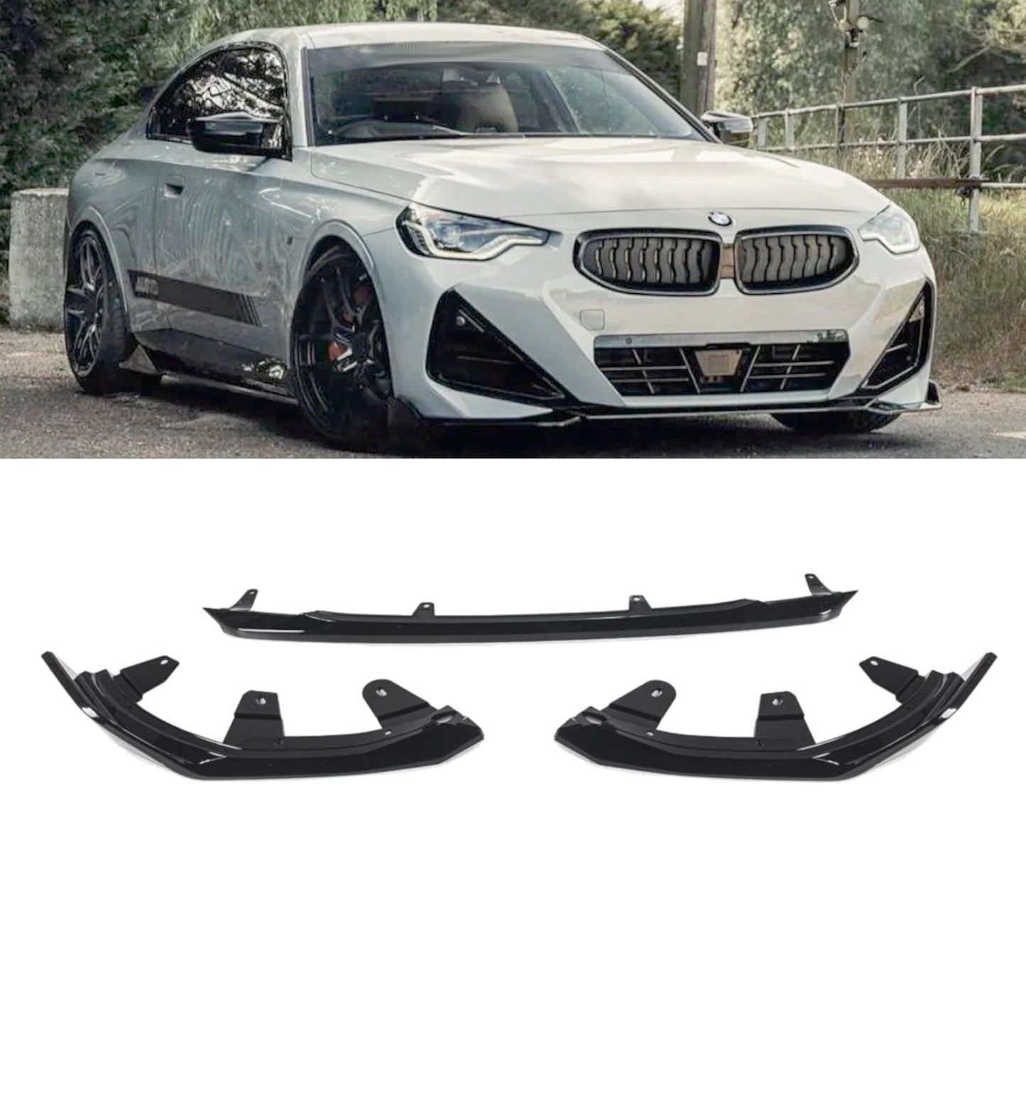 💕BODYKIT   BMW SERIE 2 G42  NERO  LUCIDO  💕