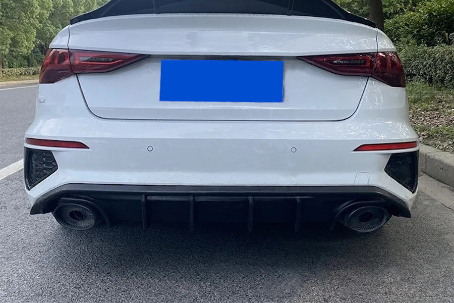 ✨✨DIFUSOR NEGRO BRILLANTE adecuado para Audi A3 8Y 2020+ sedán✨✨