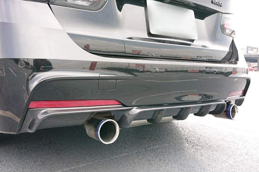 ✨DIFFUSORE NERO LUCIDO ADATTO PER BMW 3 F30 F31 2011-2018 Sedan Touring✨