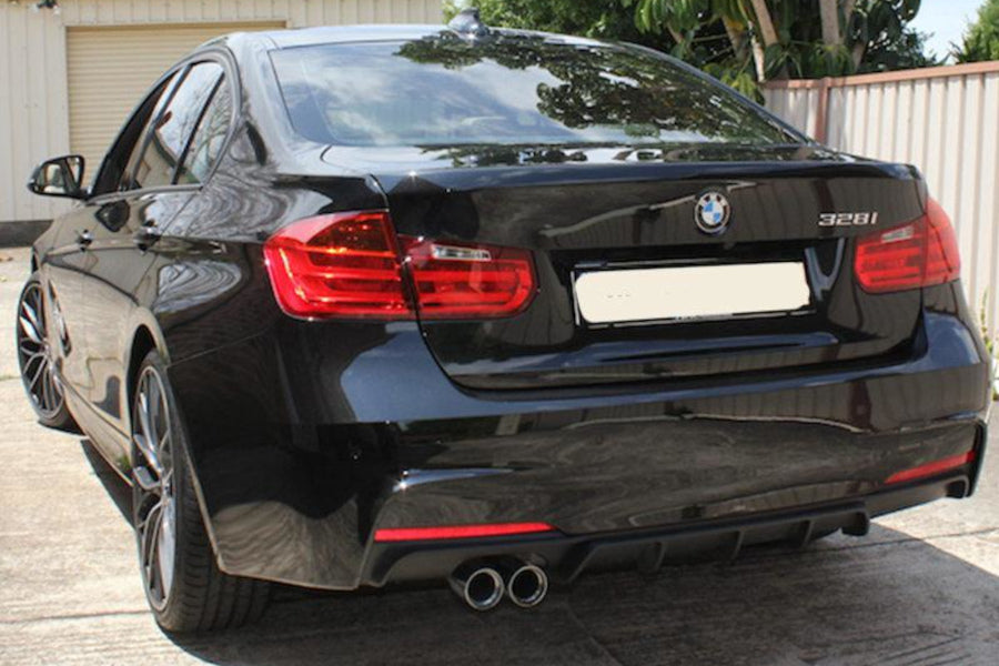 ✨DIFFUSORE NERO LUCIDO ADATTO PER BMW 3 F30 F31 2011-2018 Sedan Touring✨