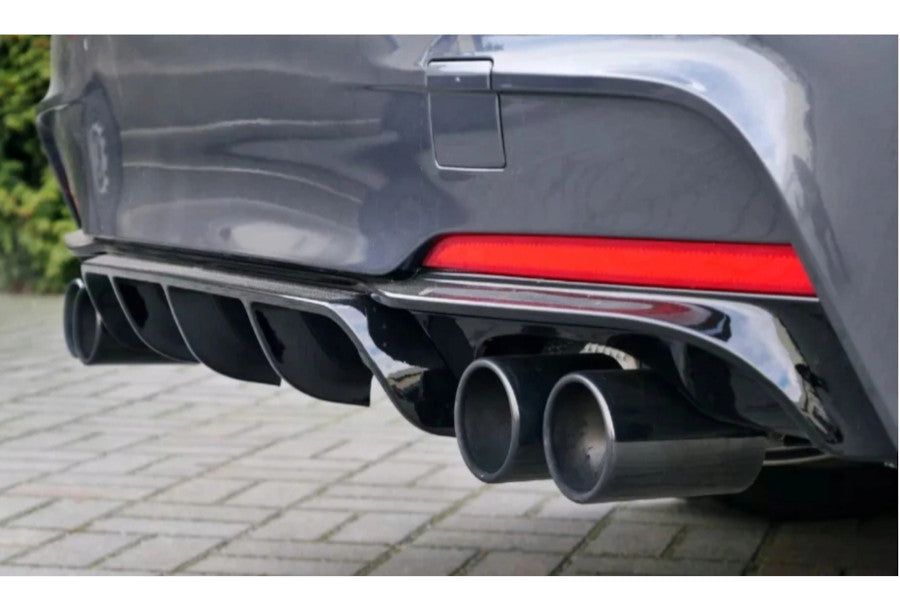 ✨DIFFUSORE NERO LUCIDO ADATTO PER BMW 3 F30 F31 2011-2018 Sedan Touring✨