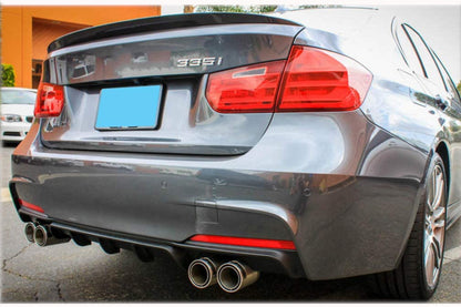 ✨DIFFUSORE NERO LUCIDO ADATTO PER BMW 3 F30 F31 2011-2018 Sedan Touring✨