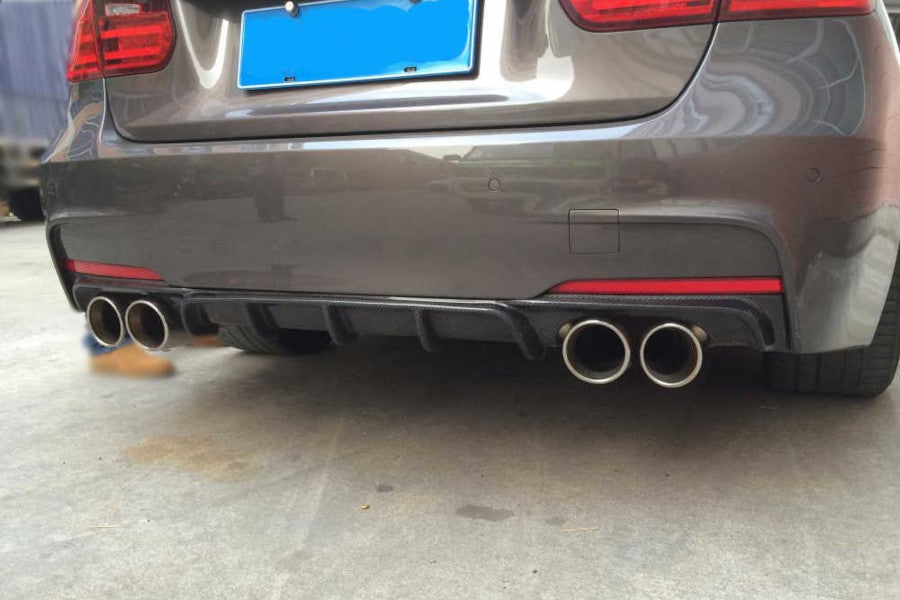 ✨DIFFUSORE NERO LUCIDO ADATTO PER BMW 3 F30 F31 2011-2018 Sedan Touring✨