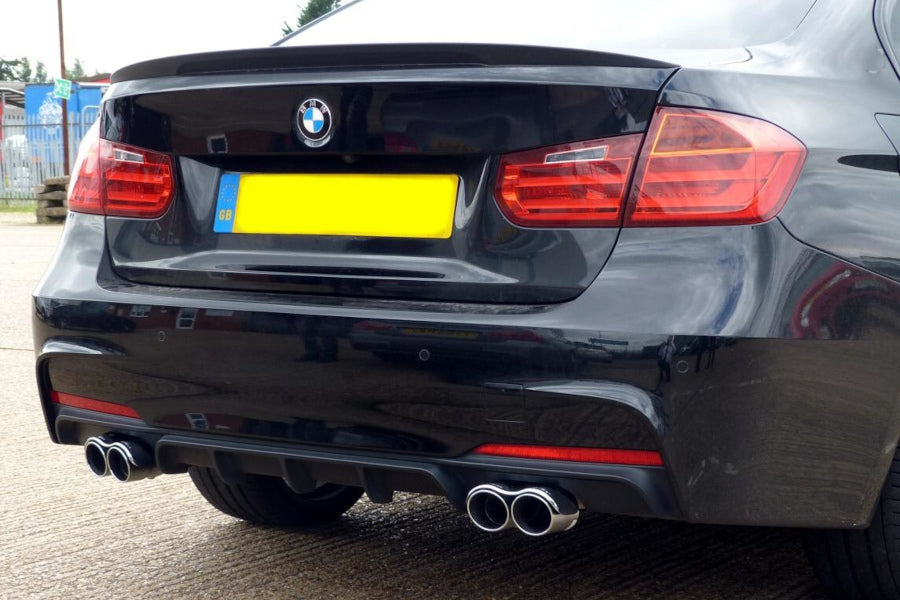 ✨DIFFUSORE NERO LUCIDO ADATTO PER BMW 3 F30 F31 2011-2018 Sedan Touring✨
