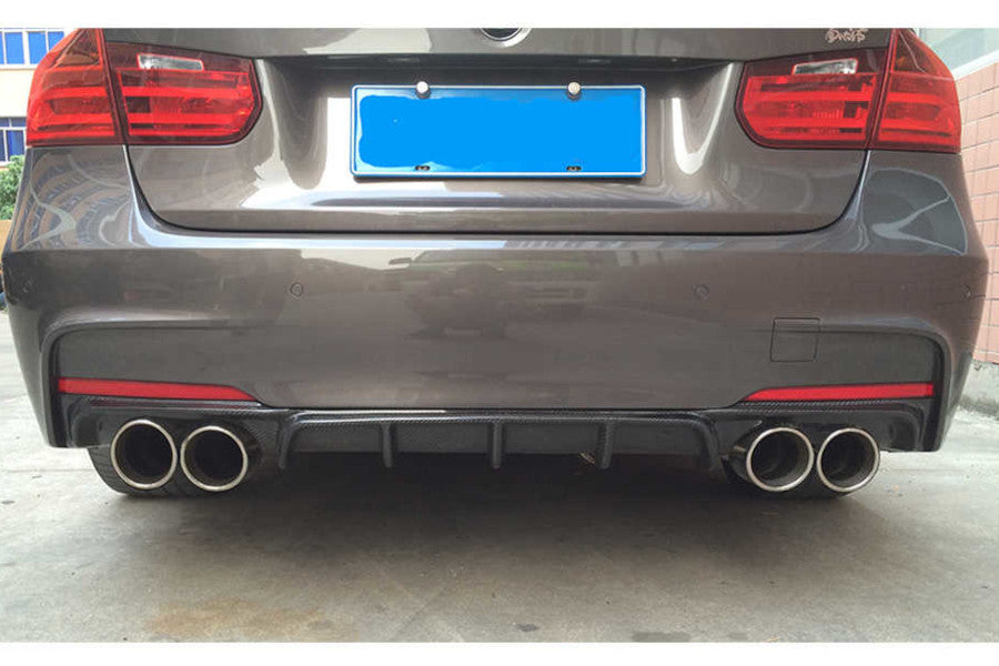 ✨DIFFUSORE NERO LUCIDO ADATTO PER BMW 3 F30 F31 2011-2018 Sedan Touring✨