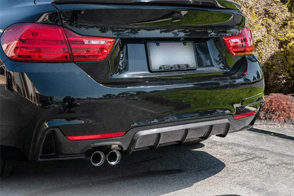 GLOSS BLACK DIFFUSER FOR BMW 4 F32 F33 F36 2013-2020 Coupe Cabrio Gran Coupe