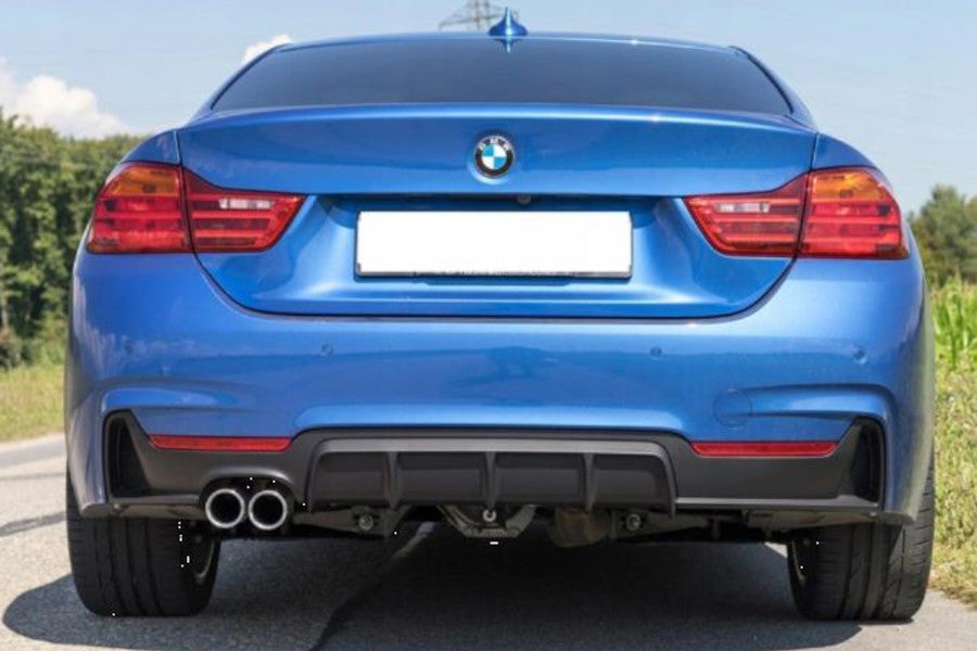 GLOSS BLACK DIFFUSER FOR BMW 4 F32 F33 F36 2013-2020 Coupe Cabrio Gran Coupe