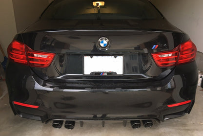 GLOSS BLACK DIFFUSER FOR BMW 4 F32 F33 F36 2013-2020 Coupe Cabrio Gran Coupe