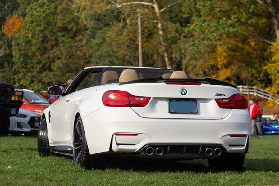 GLOSS BLACK DIFFUSER FOR BMW 4 F32 F33 F36 2013-2020 Coupe Cabrio Gran Coupe