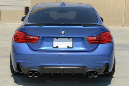 GLOSS BLACK DIFFUSER FOR BMW 4 F32 F33 F36 2013-2020 Coupe Cabrio Gran Coupe