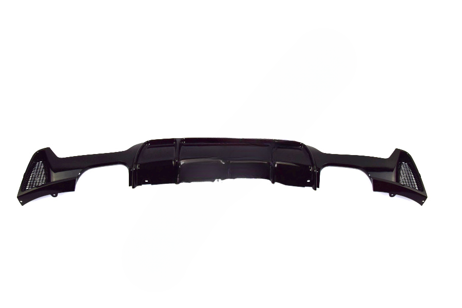 GLOSS BLACK DIFFUSER FOR BMW 4 F32 F33 F36 2013-2020 Coupe Cabrio Gran Coupe