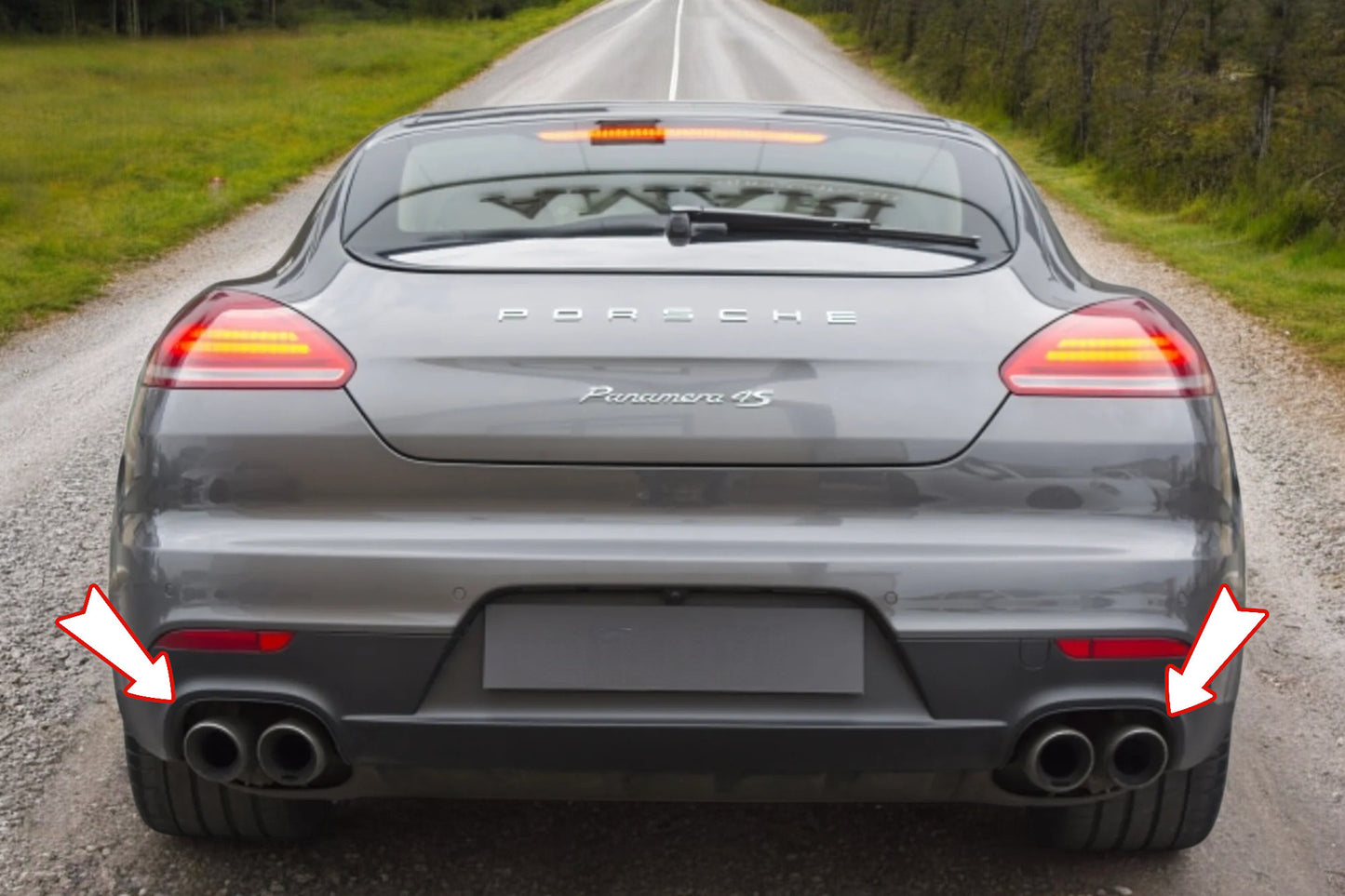 ⭐Exhaust Terminal SUITABLE FOR PORSCHE PANAMERA 09-13 ⭐