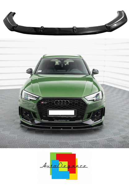 💕 SPLITTER  AUDI RS4 B9  NERO LUCIDO 2017-2019 💕