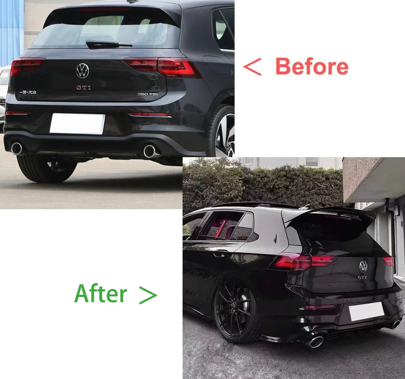 ART.7507  SPOILER  VW Golf 8 MK8 GTI GTD R 2020 -2023