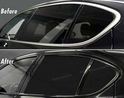ART.7399 CORNICE FINESTRINI NERI AUDI A3 8Y 2021-2025