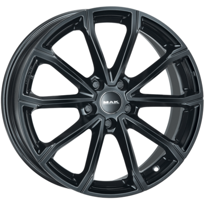 CERCHI CERCHIO IN LEGA 17" 18" Adatto per AUDI A4 MAK DAVINCI NERO