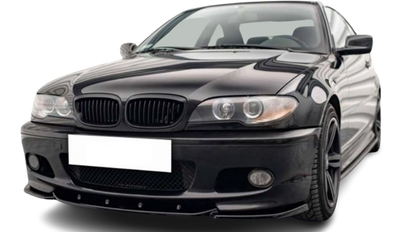 💕ART.3439 Splitter BMW 3 Series E46 / 2001 - 2006 NERO  LUCIDO💕