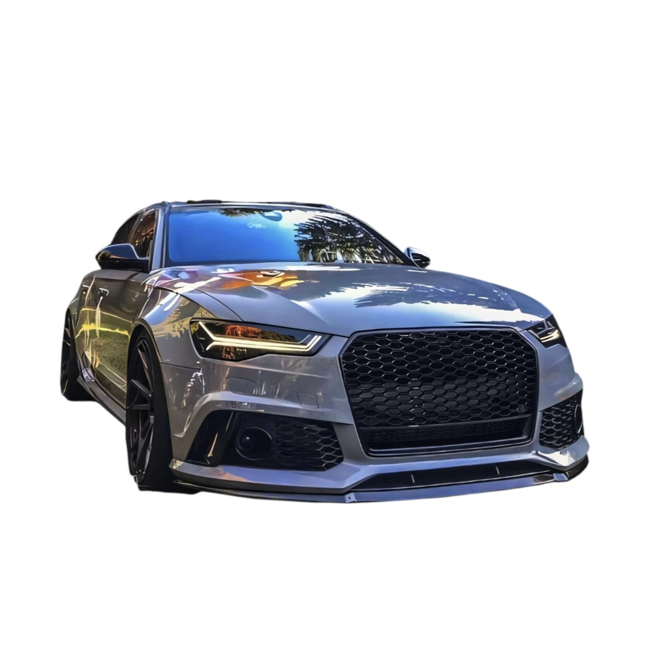 💫ART.4020 Griglia per Audi A6 11-14 Look RS6 Black II💫