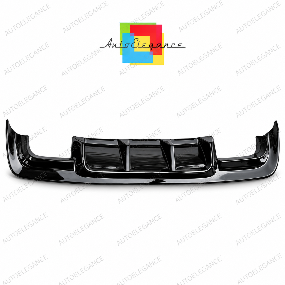 👉DIFFUSORE M5 LOOK ADATTO PER BMW SERIE 5 E60 E61 03-07 NERO LUCIDO 0147👈