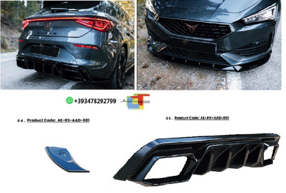💫Diffusore + Flaps addato per Cupra Leon MK1 2020-2024💫