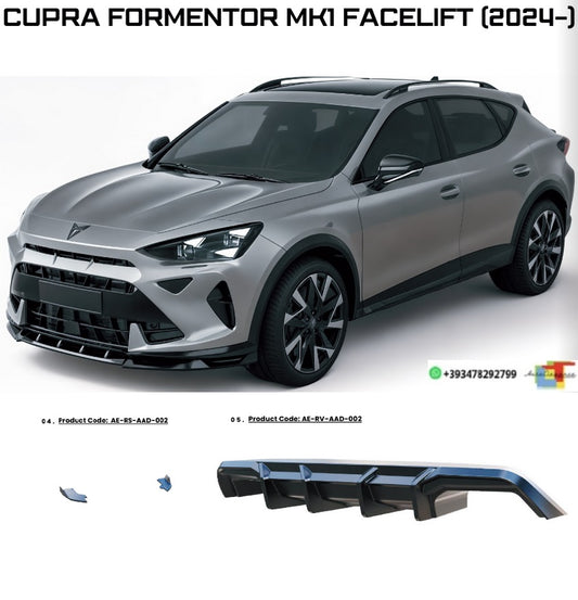 💫Diffusore + Flaps addato per Cupra Formentor MK1 Facelift 2024💫