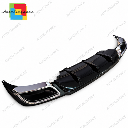 👉0435 DIFFUSORE POSTERIORE ADATTO PER OPEL INSIGNIA B 2018+ LOOK NERO LUCIDO👈