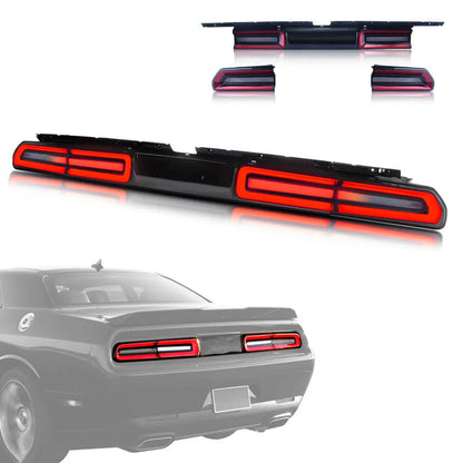 Fanali posteriori a LED per Dodge Challenger 2008-2014 con indicatori sequenziali