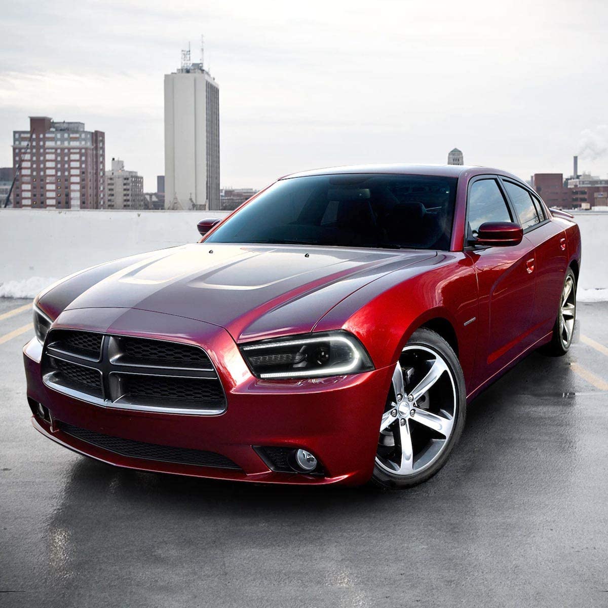 Fari per proiettori a doppio raggio per Dodge Charger 2011-2014 (versioni con guida a destra e sinistra)