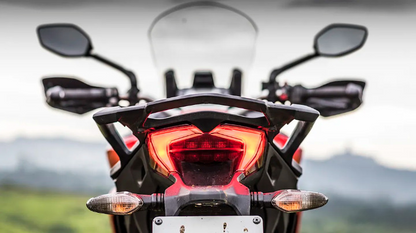 ⭐Fanale posteriore a LED per moto in trasparente nero per Ducati Multistrada950⭐