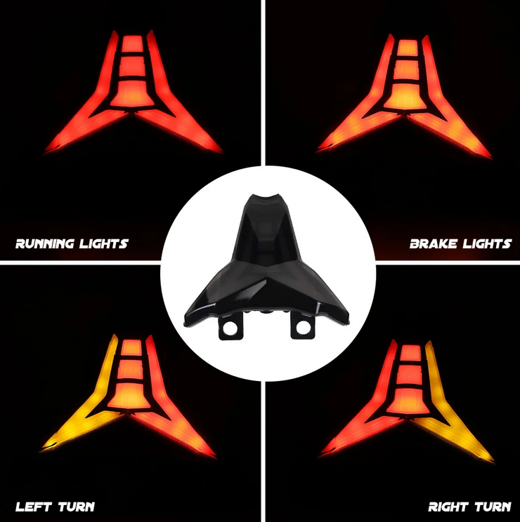 💕ART.7914  Fanali posteriori a LED con frecce Kawasaki Ninja 400 2018-2024 /Z💕