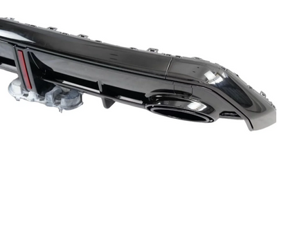 💫DIFFUSORE CON LED PER Audi A3 Sline  RS3 2025+ NERO LUCIDO💫
