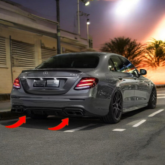 ✨Paraurti posteriore E63 AMG Look per Mercedes Classe E (W213) Berlina 16-20✨