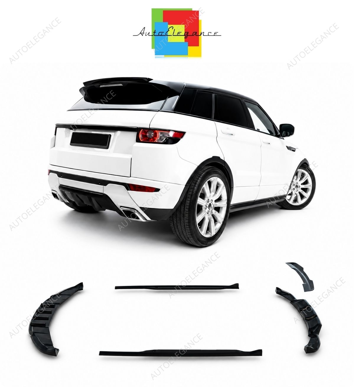 💕 Kit Splitter Adatto per Range Rover Evoque Mk1 Completo ABS 💕