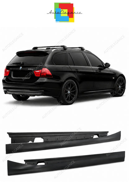 💕 Sotto Minigonne Adatte per BMW E90 E91 LCI 08-12 Look M Sport 💕