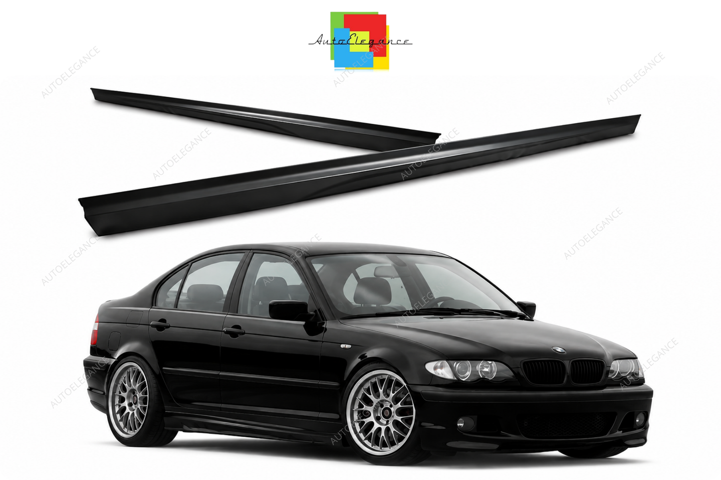 💕MINIGONNE LATERALI BMW E46 98-05 BERLINA TOURING LOOK M💕