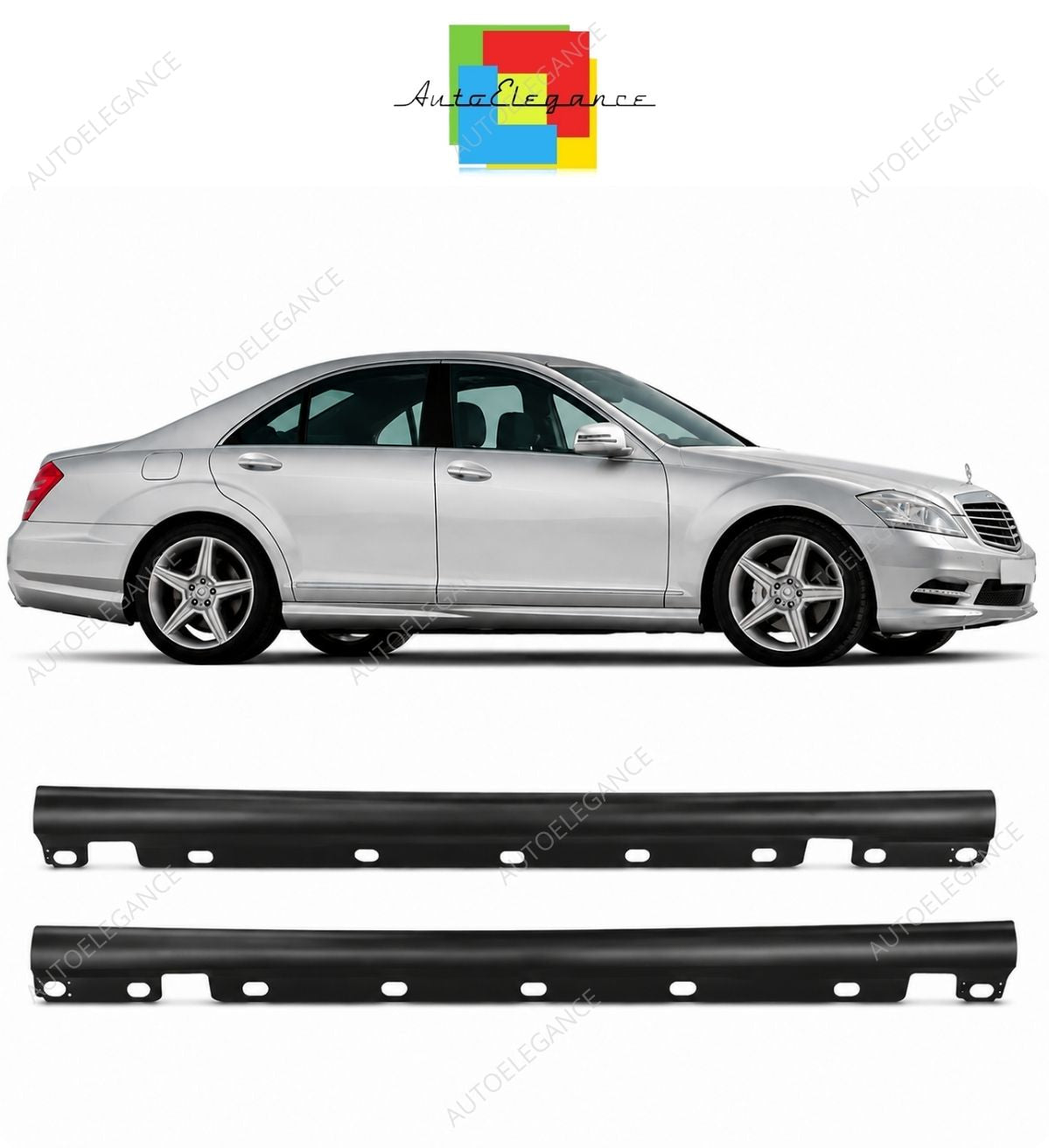 💕MINIGONNE LATERALI MERCEDES W221 CLASSE S 05-11 CORTI💕