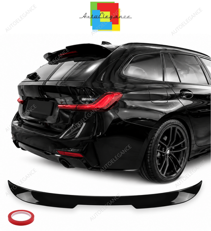 💕 Spoiler Tetto MX Style Adatto per BMW G21 G81 Touring Nero Lucido 💕