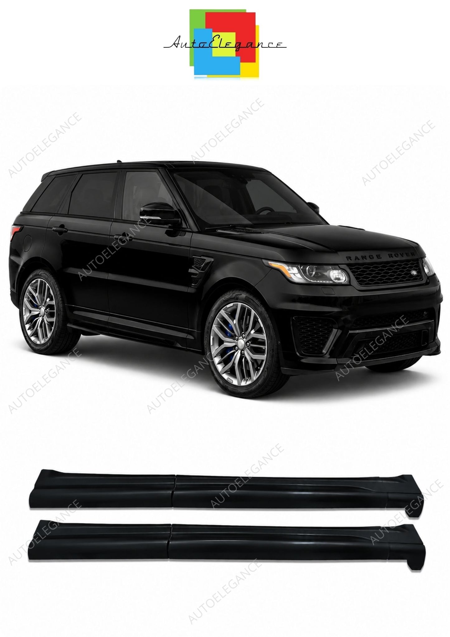 💕MINIGONNE LATERALI RANGE ROVER SPORT L494 13-17 LOOK SVR 2019💕