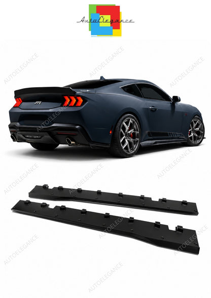 💕ESTENSIONI MINIGONNE FORD MUSTANG GT S650 24- NERO LUCIDO💕